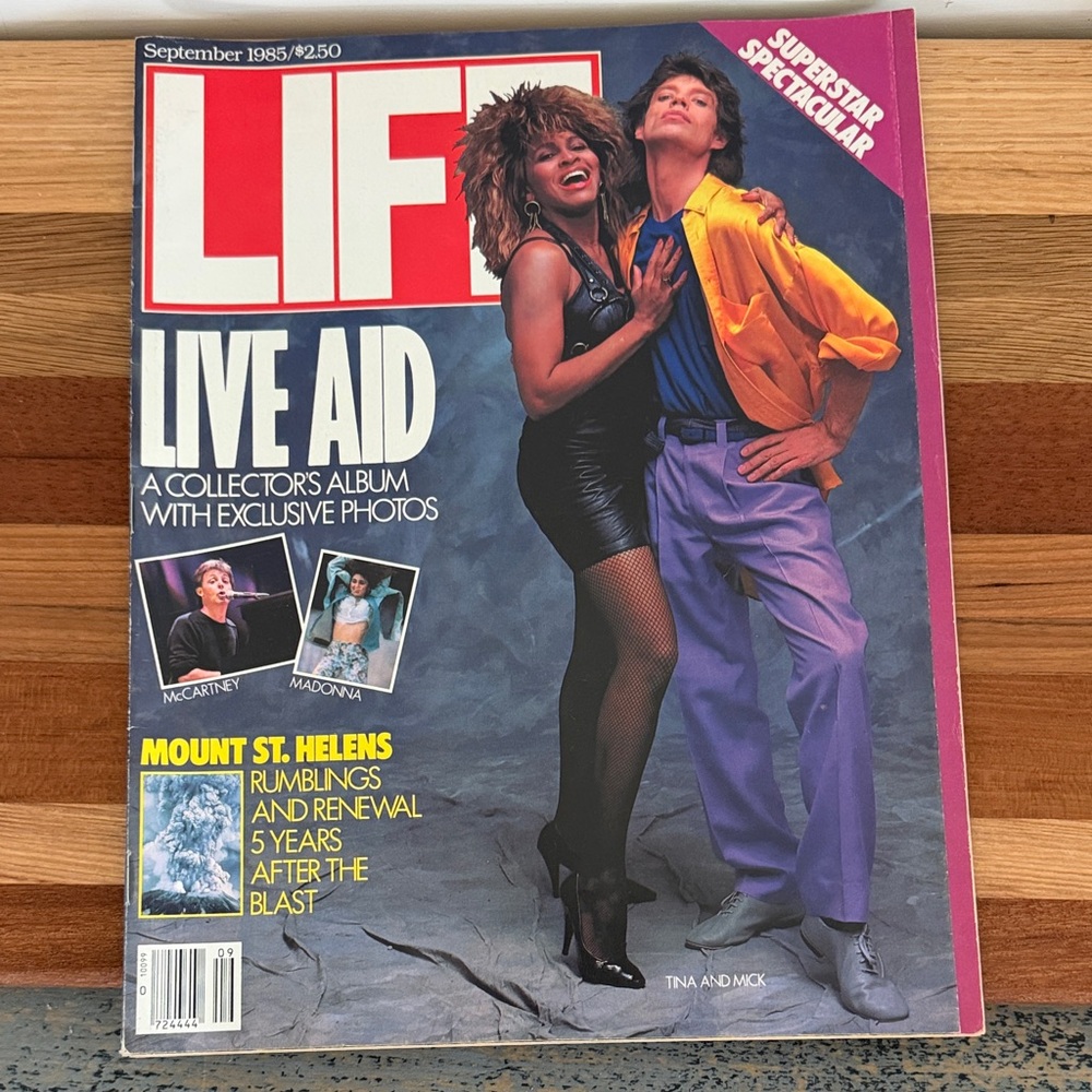 Life Magazine 1985 Tina Turner Mick Jagger Cover PRICE DROP FIRM